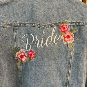 Bride Jean Jacket by David’s Bridal size medium
